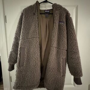 Patagonia Women's Cozy Brown Teddy Jacket